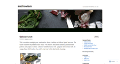 Desktop Screenshot of anchovism.wordpress.com