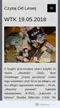 Mobile Screenshot of czytajodlewej.wordpress.com
