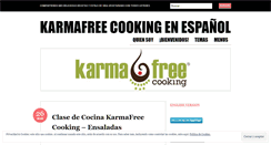 Desktop Screenshot of karmafreecookingenespanol.wordpress.com