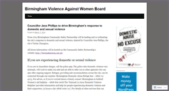 Desktop Screenshot of birminghamviolenceagainstwomenboard.wordpress.com