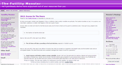 Desktop Screenshot of futilitymonster.wordpress.com