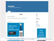 Tablet Screenshot of macobex.wordpress.com