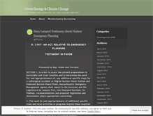 Tablet Screenshot of greenenergyclimatechange.wordpress.com