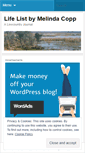 Mobile Screenshot of melindacopp.wordpress.com
