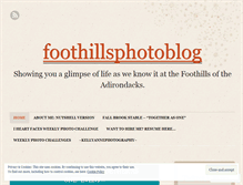 Tablet Screenshot of foothillsphotoblog.wordpress.com