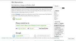 Desktop Screenshot of mismarcadores.wordpress.com
