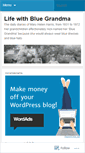 Mobile Screenshot of bluegrandma.wordpress.com
