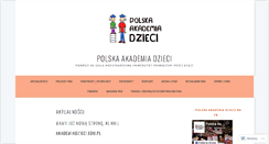 Desktop Screenshot of akademiadzieci.wordpress.com