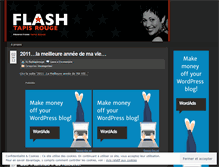 Tablet Screenshot of flashtapisrouge.wordpress.com