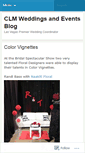 Mobile Screenshot of clmweddings.wordpress.com