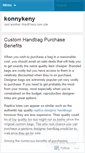 Mobile Screenshot of konnykeny.wordpress.com