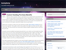 Tablet Screenshot of konnykeny.wordpress.com