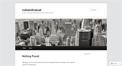 Desktop Screenshot of cuteandcasual.wordpress.com
