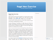 Tablet Screenshot of kegelmen.wordpress.com