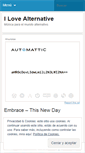 Mobile Screenshot of ilovealternative.wordpress.com
