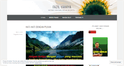Desktop Screenshot of fazilyahaya.wordpress.com