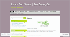 Desktop Screenshot of luckyfeetshoes.wordpress.com