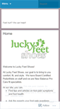 Mobile Screenshot of luckyfeetshoes.wordpress.com