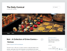 Tablet Screenshot of dailycomical.wordpress.com