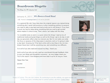 Tablet Screenshot of boardroomblogette.wordpress.com