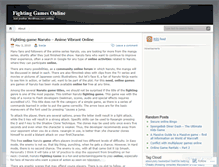 Tablet Screenshot of fightinggamesonline.wordpress.com