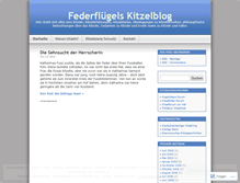 Tablet Screenshot of kitzelblog.wordpress.com