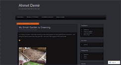 Desktop Screenshot of ahmetdemir.wordpress.com