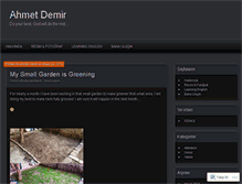 Tablet Screenshot of ahmetdemir.wordpress.com