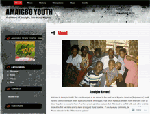 Tablet Screenshot of amaigboyouth.wordpress.com