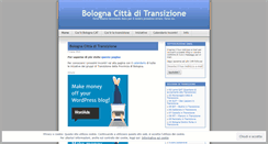 Desktop Screenshot of bolognaintransizione.wordpress.com