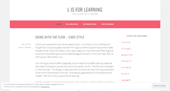 Desktop Screenshot of lisforlearning.wordpress.com
