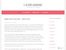 Tablet Screenshot of lisforlearning.wordpress.com