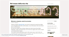 Desktop Screenshot of nelmezzodellamiavita.wordpress.com