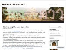 Tablet Screenshot of nelmezzodellamiavita.wordpress.com
