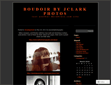 Tablet Screenshot of boudoirbyjessclarkphotography.wordpress.com