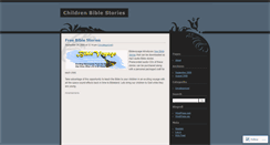 Desktop Screenshot of childrenbiblestories.wordpress.com