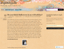 Tablet Screenshot of angelsbyjulia.wordpress.com