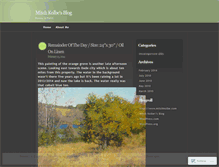 Tablet Screenshot of mitchkolbe.wordpress.com