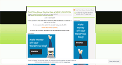Desktop Screenshot of firsttimebuyers.wordpress.com