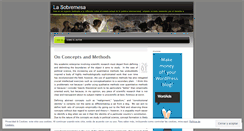 Desktop Screenshot of lasobremesa.wordpress.com