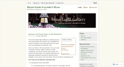 Desktop Screenshot of brasslightgallery.wordpress.com