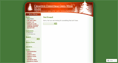 Desktop Screenshot of creativechristmashunt.wordpress.com