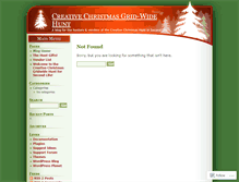 Tablet Screenshot of creativechristmashunt.wordpress.com