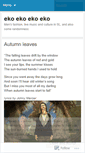 Mobile Screenshot of ekoekoekoeko.wordpress.com