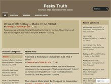 Tablet Screenshot of peskytruth.wordpress.com