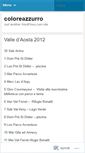 Mobile Screenshot of coloreazzurro.wordpress.com