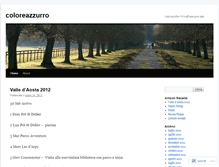 Tablet Screenshot of coloreazzurro.wordpress.com