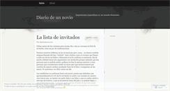 Desktop Screenshot of diariodeunnovio.wordpress.com