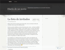 Tablet Screenshot of diariodeunnovio.wordpress.com