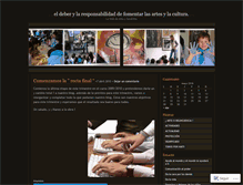 Tablet Screenshot of deartecultura.wordpress.com